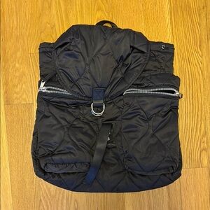 YMC London Black Quilted Backpack